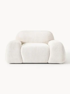 Sillón de borreguillo bouclé Wolke
