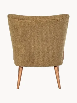 Sillón de borreguillo con reposabrazos Moritz