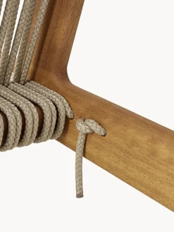 Sillón de exterior artesanal de madera de iroko MR01 Initial