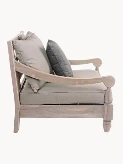 Sillón de exterior de madera maciza Bali