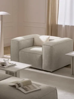 Sillón de mezcla de lino Lennon