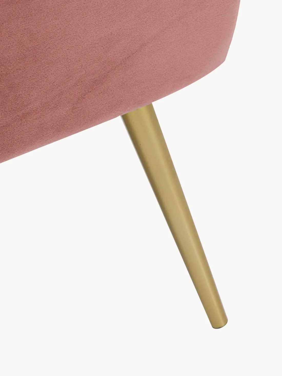 Sillón de terciopelo diseño retro Sandwich