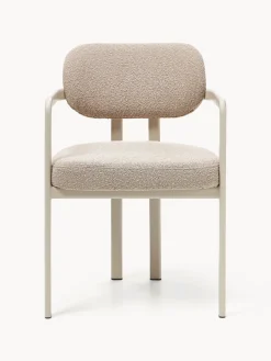 Sillón en tejido bouclé Adrien