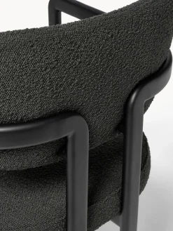 Sillón en tejido bouclé Adrien