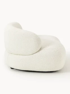 Sillón en tejido bouclé Alba
