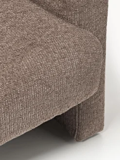 Sillón en tejido bouclé Aven