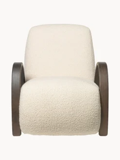 Sillón en tejido bouclé Buur