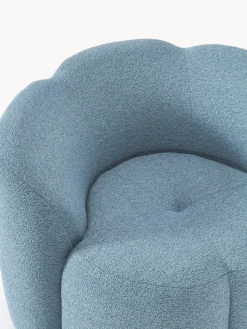 Sillón en tejido bouclé Fleur