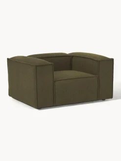 Sillón en tejido bouclé Lennon