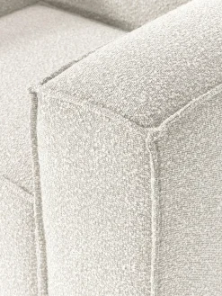 Sillón en tejido bouclé Lennon