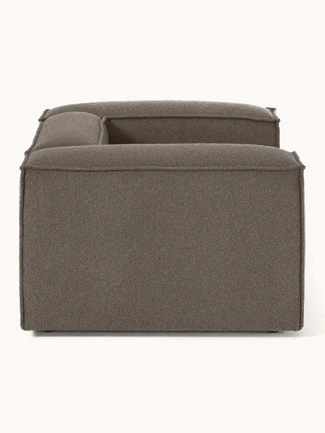 Sillón en tejido bouclé Lennon