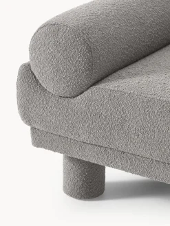 Sillón en tejido bouclé Lilo