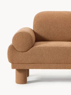 Sillón en tejido bouclé Lilo