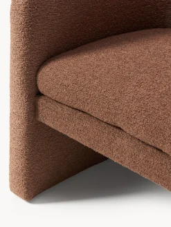 Sillón en tejido bouclé Mairo