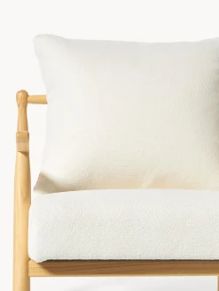 Sillón en tejido bouclé Mikkel