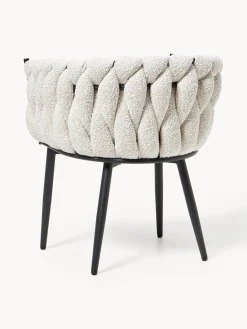 Sillón en tejido bouclé Molto