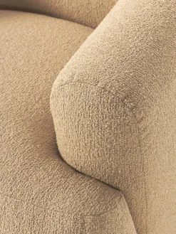 Sillón en tejido bouclé Sofia