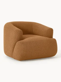 Sillón en tejido bouclé Sofia
