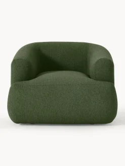 Sillón en tejido bouclé Sofia