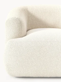 Sillón en tejido bouclé Sofia