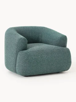 Sillón en tejido bouclé Sofia
