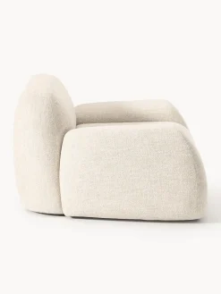 Sillón en tejido bouclé Wolke