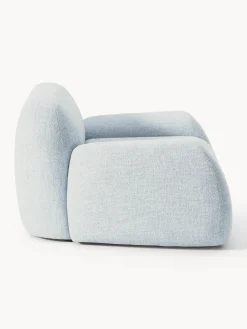 Sillón en tejido bouclé Wolke