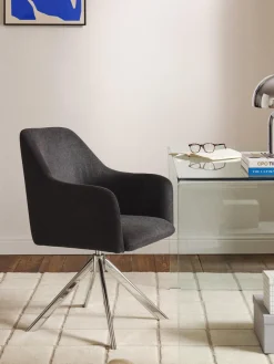 Sillón giratorio con reposabrazos Isla