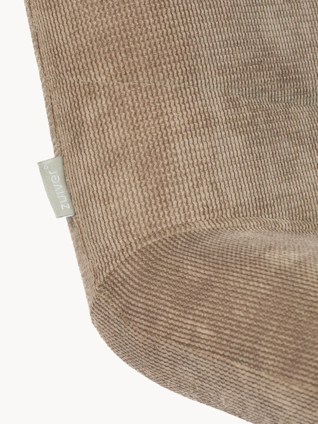 Sillón giratorio de pana Bubba