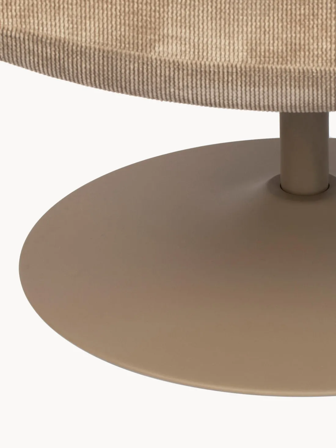 Sillón giratorio de pana Bubba