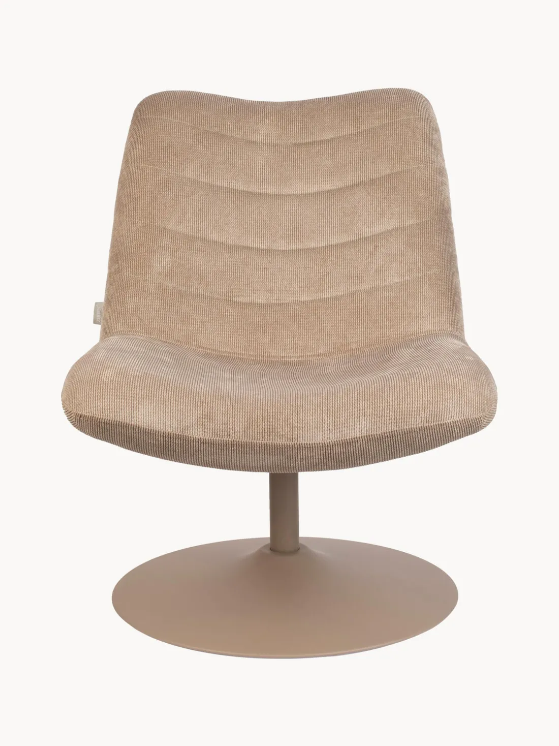 Sillón giratorio de pana Bubba