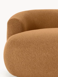 Sillón lounge grande en tejido bouclé Sofia