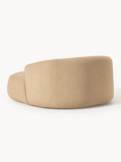 Sillón lounge grande en tejido bouclé Sofia