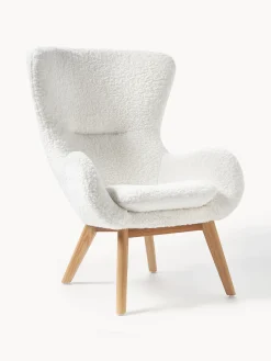 Sillón orejero de borreguillo Wing