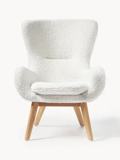 Sillón orejero de borreguillo Wing