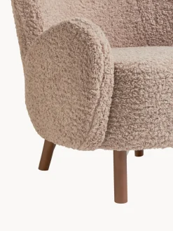 Sillón orejero de borreguillo Kalia