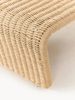 Sillón para exterior de mimbre Hank