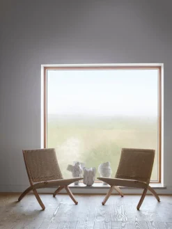 Sillón plegable con asiento y respaldo tejidos a mano MG501 Cuba