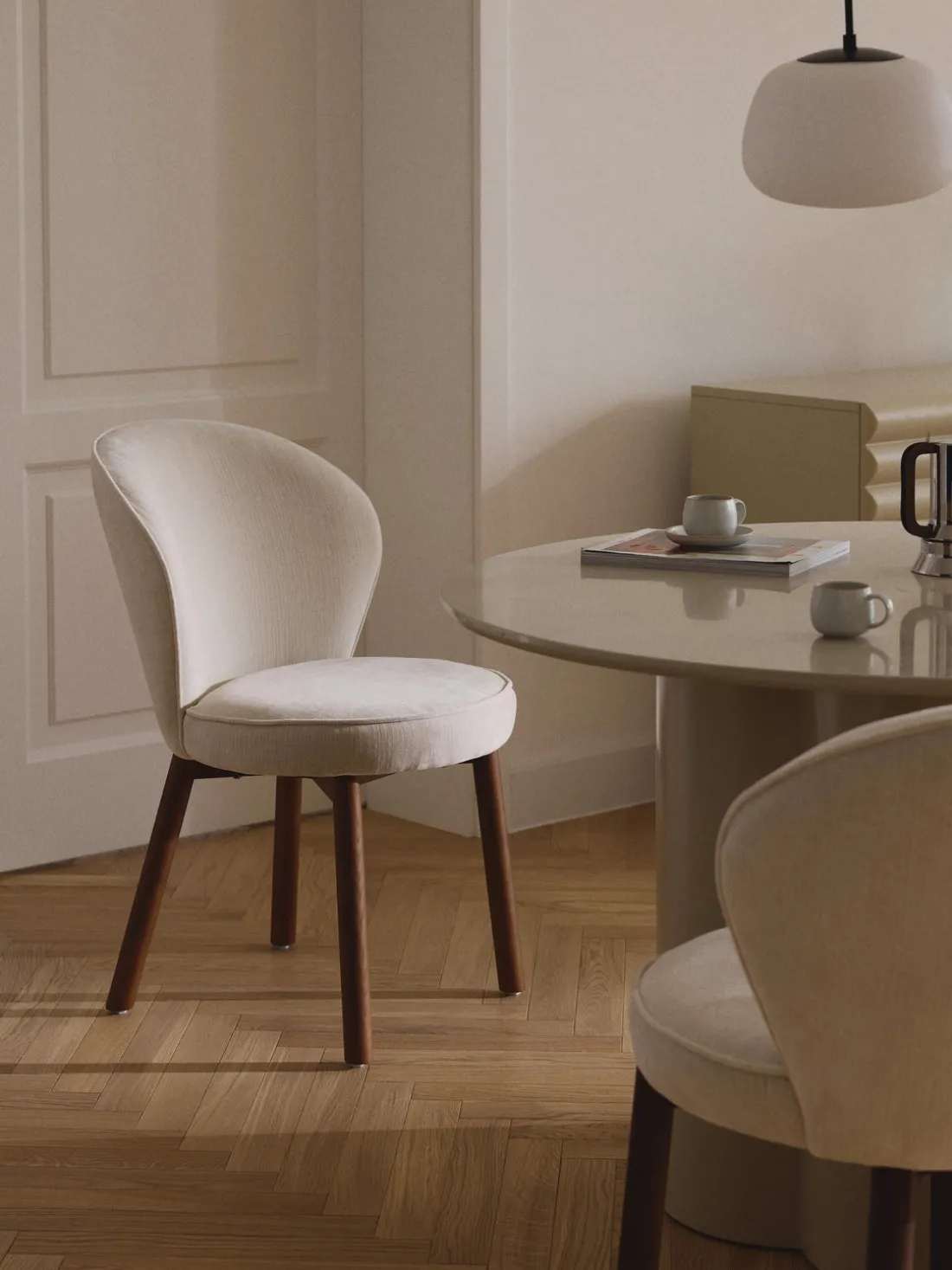 Sillón tapizado Serena