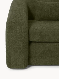 Sofá cama de borreguillo bouclé Eliot (2 plazas)