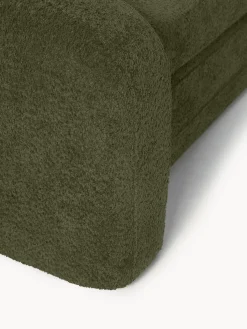 Sofá cama de borreguillo bouclé Eliot (2 plazas)