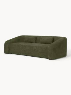 Sofá cama de borreguillo bouclé Eliot (3 plazas)
