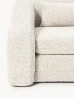 Sofá cama de borreguillo bouclé Eliot (2 plazas)