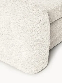 Sofá cama de borreguillo bouclé Eliot (2 plazas)