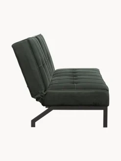 Sofá cama de terciopelo Perugia (3 plazas)