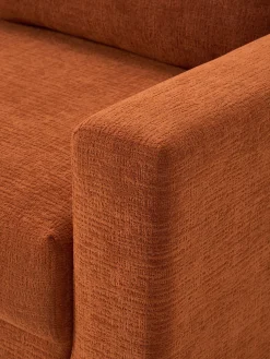 Sofá cama de terciopelo Tasha (3 plazas), con espacio de almacenamiento