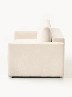 Sofá cama de terciopelo Tasha (3 plazas), con espacio de almacenamiento