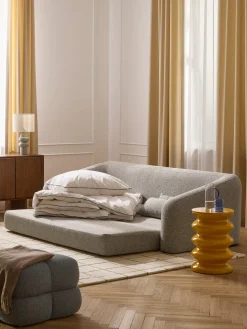 Sofá cama en tejido bouclé Eliot (3 plazas)