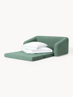 Sofá cama en tejido bouclé Eliot (2 plazas)