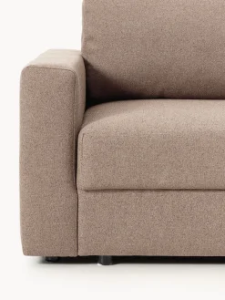 Sofá cama en tejido bouclé Tasha (3 plazas), con espacio de almacenamiento